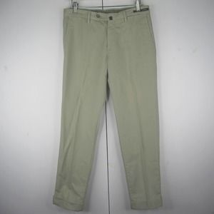 Beams+ Plus PT01 Cuffed Flat Front Chinos Trousers